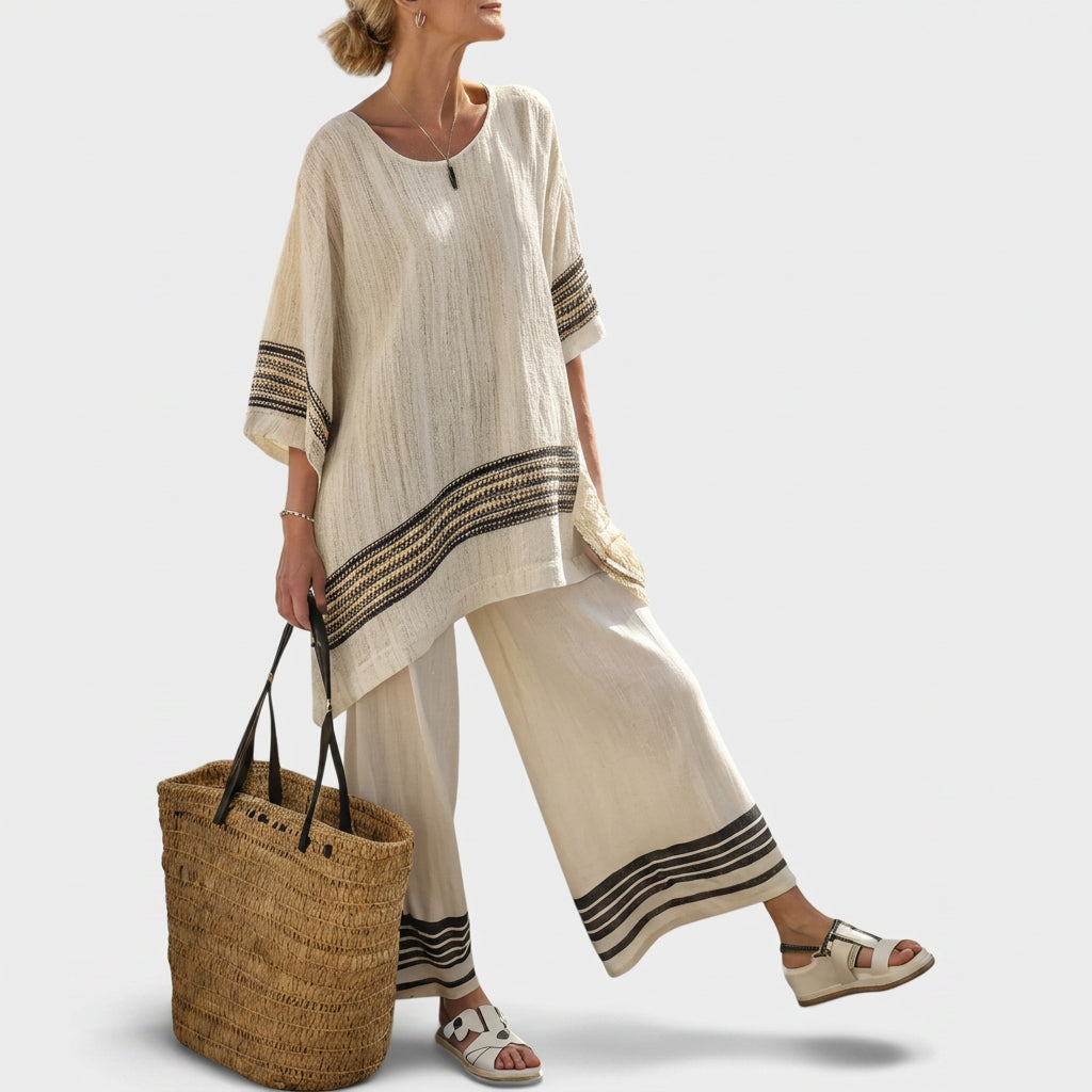 Noémia - Completo Elegante Lino Bamboo