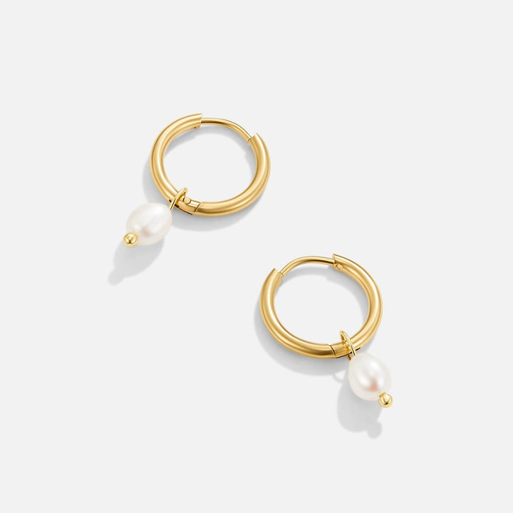 Élise-Marie – Orecchini in oro con pendente in perla