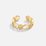 Frédérique – Anello placcato oro con perla decorativa