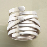 Bliss - Anello in Argento Massiccio Vintage