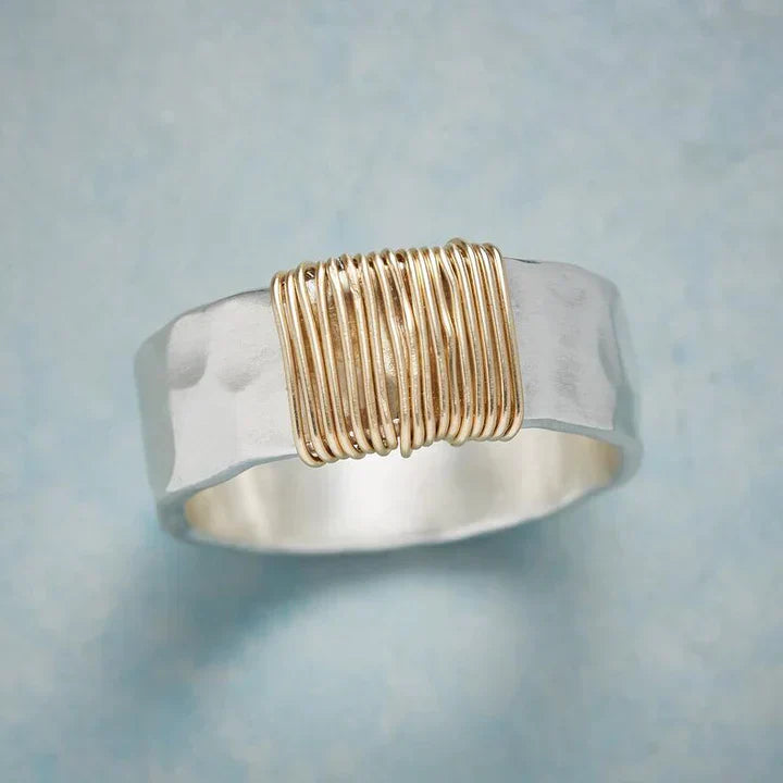 Anello Vintage Goldfaden in Argento