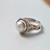 Anello Vintage in Madreperla Incrustata