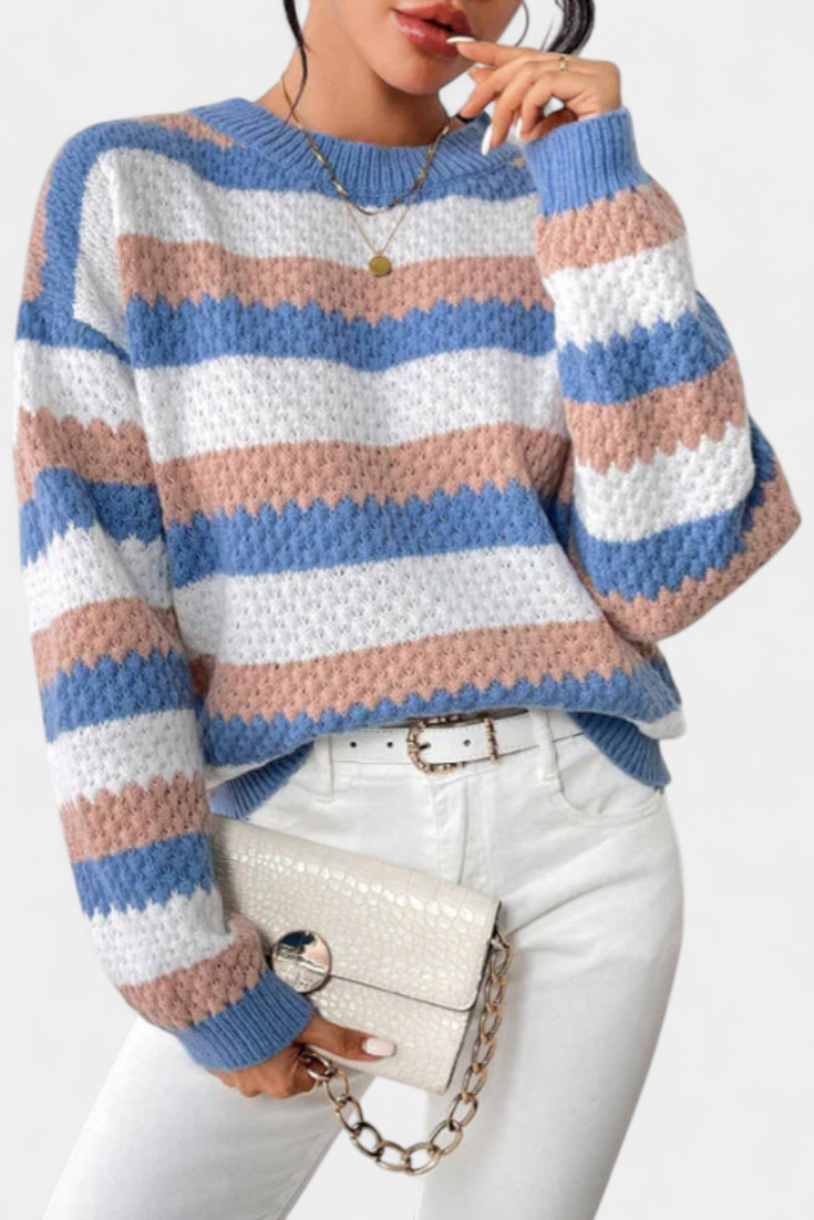 Nadia | Maglione Oversized a Righe
