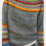 Ottavia | Maglione a Maglia con Motivo Nordico