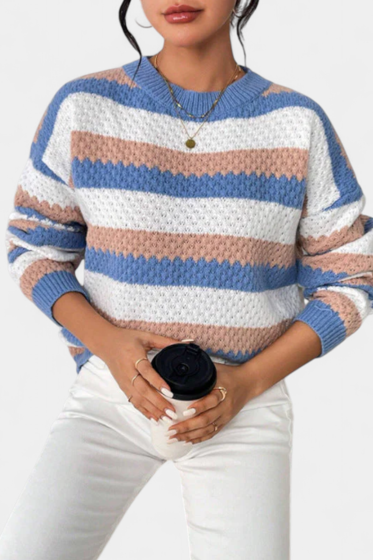 Nadia | Maglione Oversized a Righe