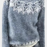 Ottavia | Maglione a Maglia con Motivo Nordico
