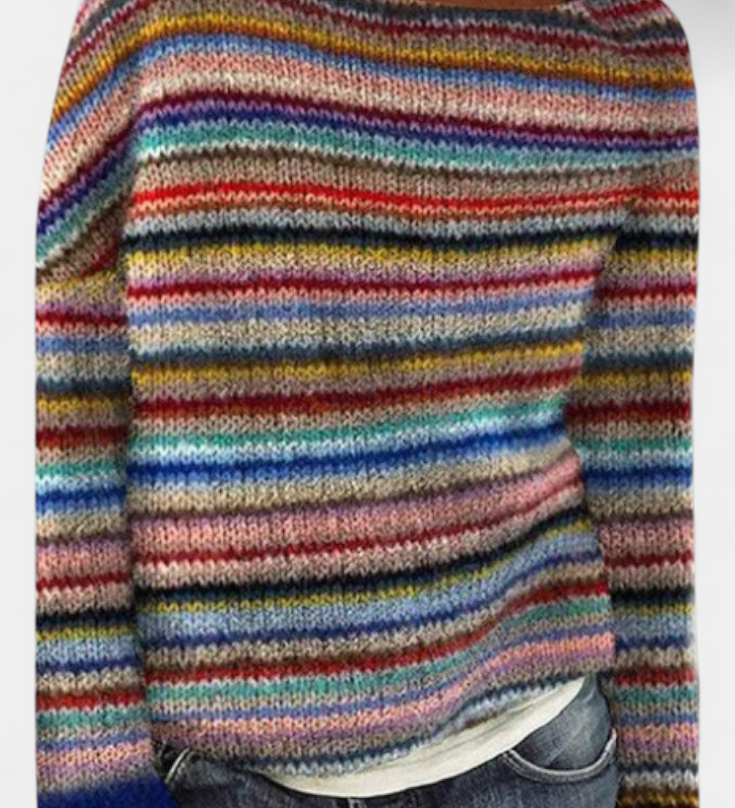 Ottavia | Maglione a Maglia con Motivo Nordico