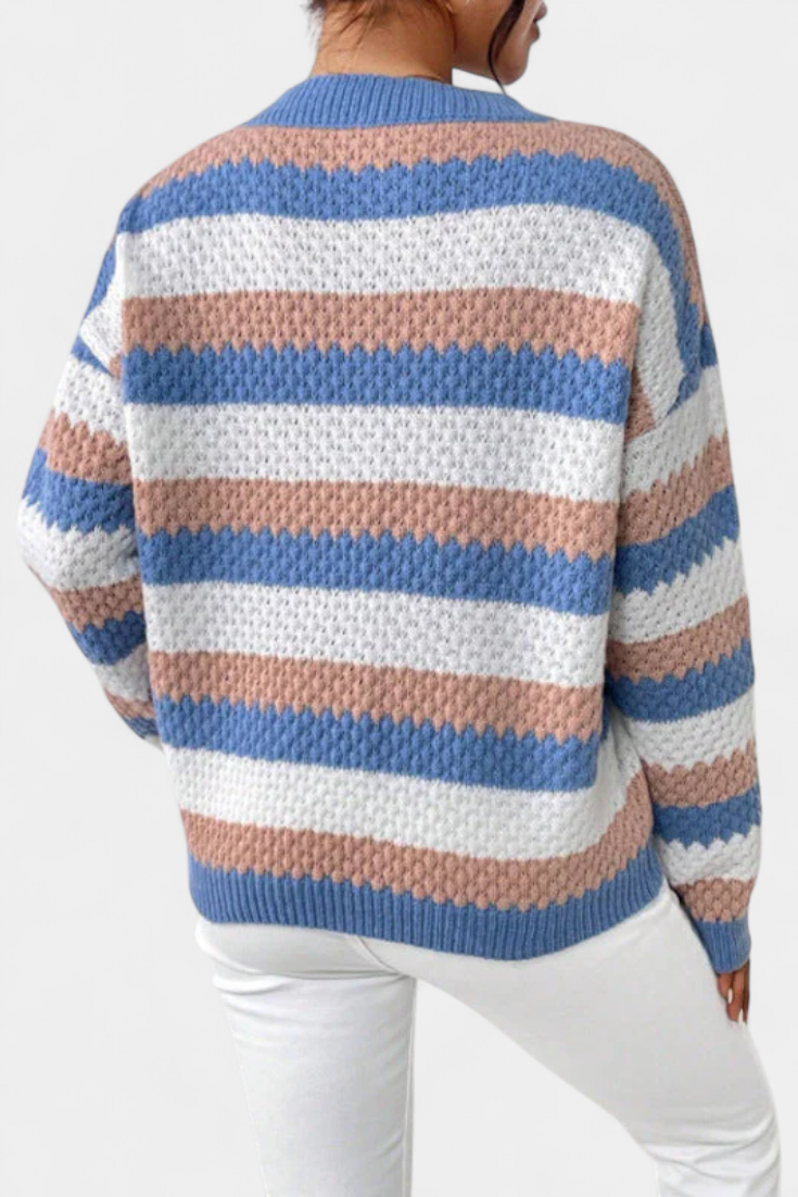 Nadia | Maglione Oversized a Righe