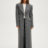 Irene - Cappotto Lungo Elegante, Silhouette Femminile