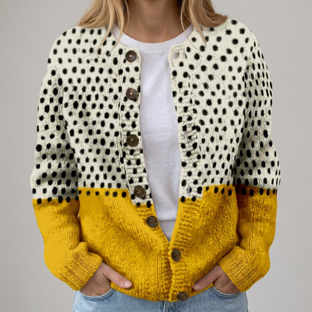 Cardigan a Pois