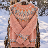 Lucia – Maglione caldo con un motivo tessuto classico