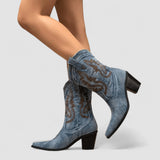 Amélie | Ortopedico Denim Ankle Boots