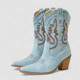 Amélie | Ortopedico Denim Ankle Boots