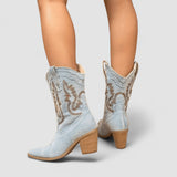 Amélie | Ortopedico Denim Ankle Boots