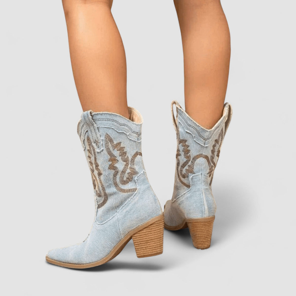 Amélie | Ortopedico Denim Ankle Boots
