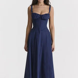 Odette - Abito estivo con gonna a tubino boho da donna