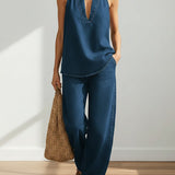 Adrienne | Completo due pezzi in denim vintage