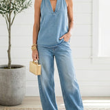 Adrienne | Completo due pezzi in denim vintage