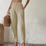 Essari - Pantaloni con orlo diviso