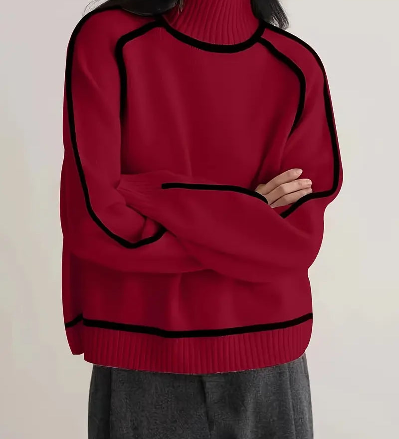 Sandrine | Maglione elegante a collo alto
