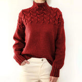 Nina | Maglione a Collo Alto Caldo