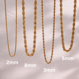 Hélène – Collana dorata con decorazione puntiforme