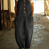 Lenna – Tuta in denim di cotone vintage