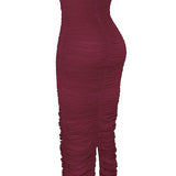 Amaris | Abito maxi in mesh