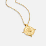 Anne – Catena geometrica in oro con struttura lavorata