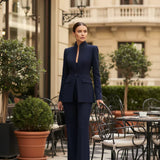 Georgina | Completo blazer e pantaloni palazzo