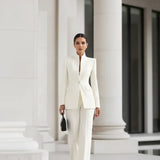 Georgina | Completo blazer e pantaloni palazzo