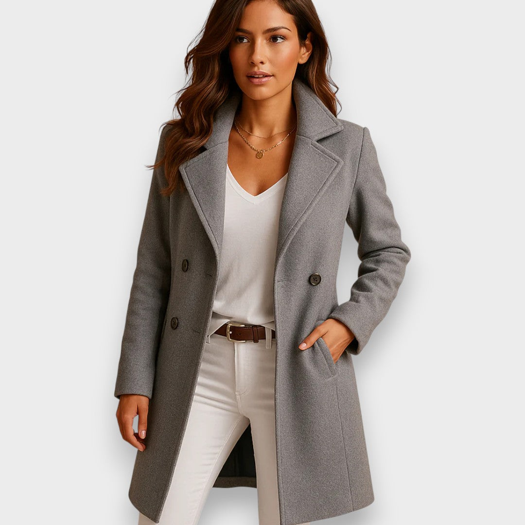 Chiara - Cappotto Elegante dalla Linea Femminile