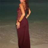 Giulia | Abito in Velluto Fiamma