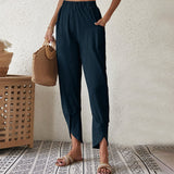 Essari - Pantaloni con orlo diviso