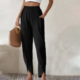 Essari - Pantaloni con orlo diviso